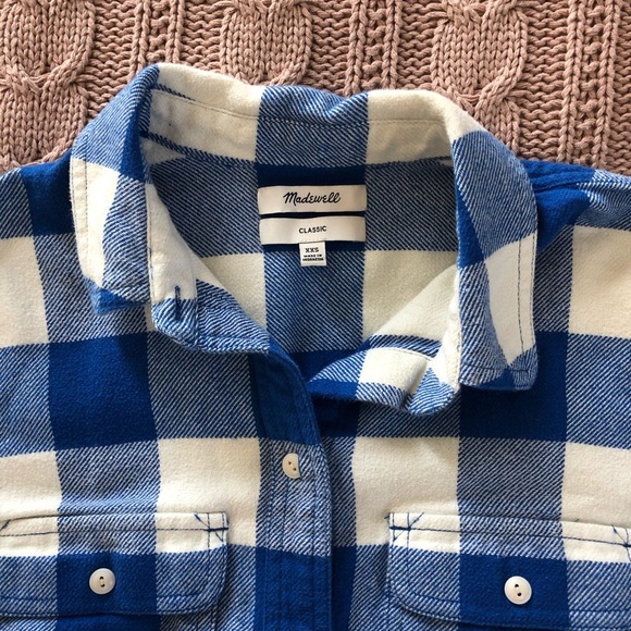 EUC Madewell Classic Flannel - Picture 2 of 2